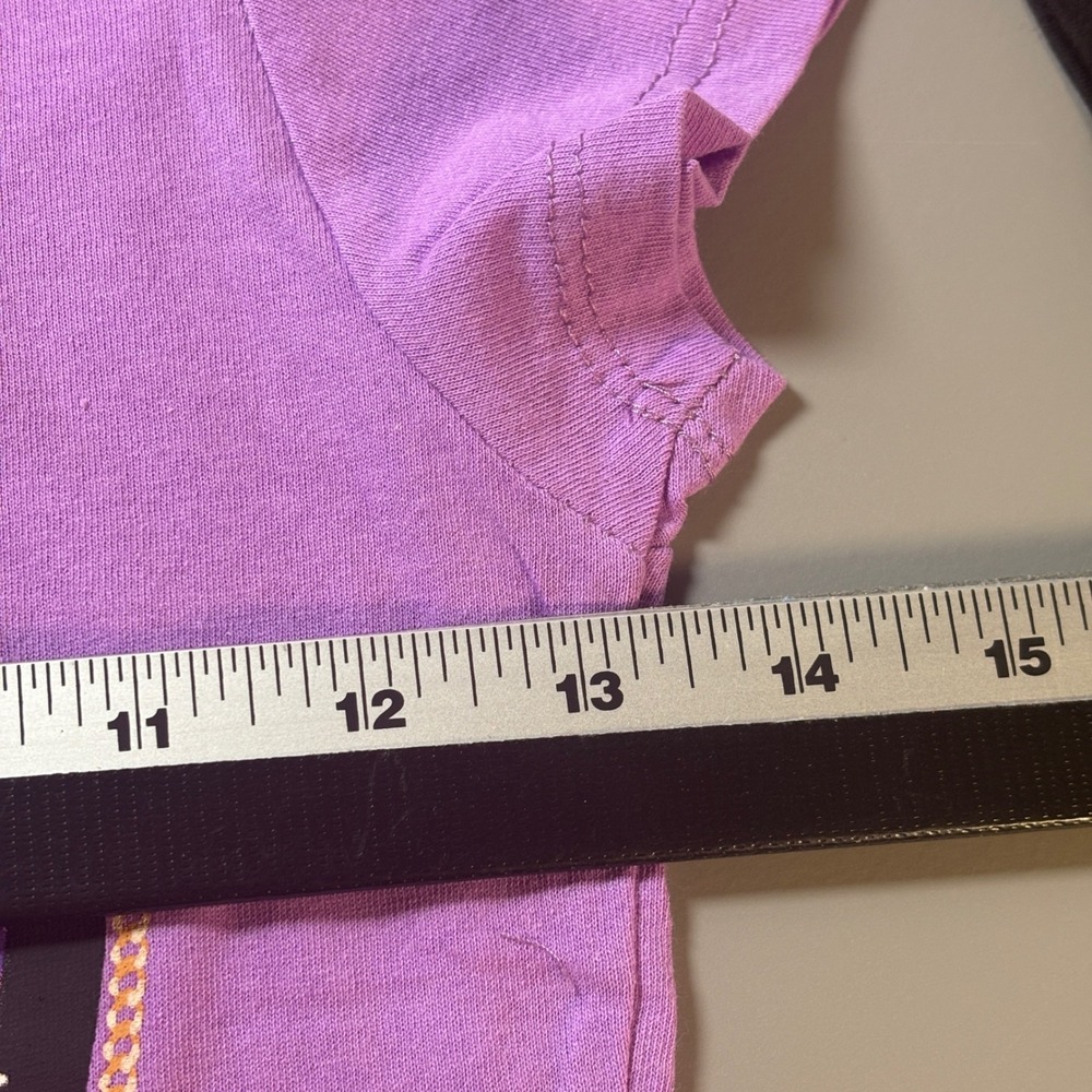 That Girl Lay Lay Lot of 2 Nickelodeon Kids Small 6 6X Purple Black Graphic NWOT - Picture 5 of 11